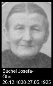 Büchel-Josefa-Öhri-1938-bis-1925