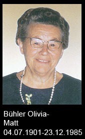 Bühler-Olivia-Matt-1901-bis-1985
