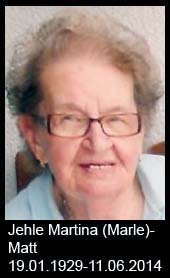Jehle-Martina-Marle-Matt-1929-bis-2014