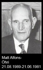 Matt-Alfons-Öhri-1889-bis-1981