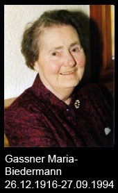 Gassner-Maria-Biedermann-1916-bis-1994