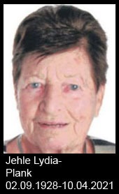 Jehle-Lydia-Plank-1928-bis-2021
