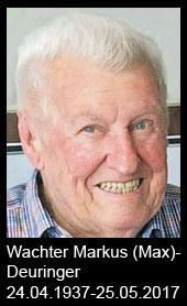 Wachter-Markus-Max-Deuringer-1937-bis-2017