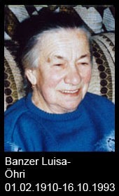 Banzer-Luisa-Öhri-1910-bis-1993