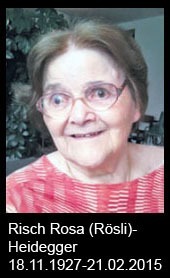 Risch-Rosa-Rösli-Heidegger-1927-bis-2015