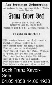Beck-Franz-Xaver-Sele-1858-bis-1930