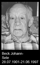 Beck-Johann-Sele-1901-bis-1997