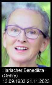 Harlacher-Benedikta-;(Oehry)-Tb-1933-bis-2023