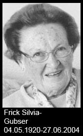 Frick-Silvia-Gubser-1920-bis-2004