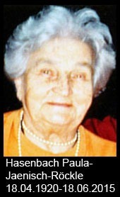 Hasenbach-Paula-Jaenisch-Röckle-1920-bis-2015