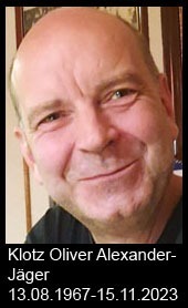 Klotz-Oliver-Alexander-Jaeger-1967-bis-2023